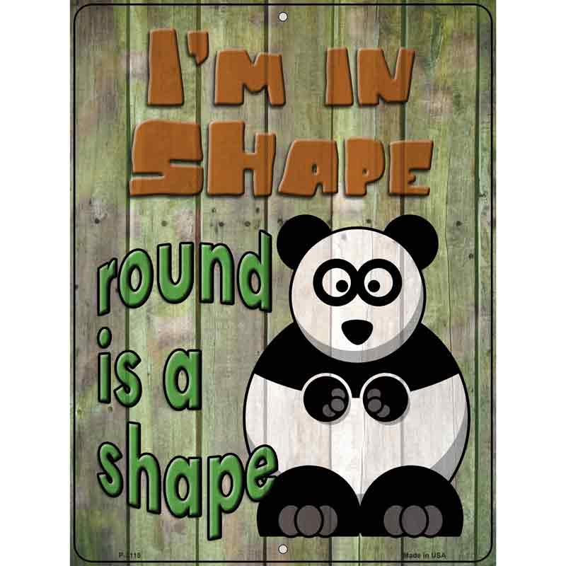 Round Is A Shape Wholesale Novelty Metal Parking SIGN