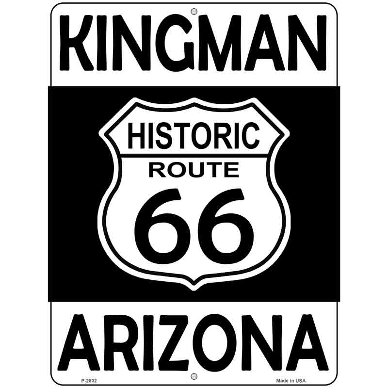 Kingman Arizona Historic Route 66 Wholesale Novelty Metal Parking SIGN