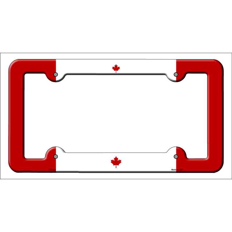 Canada FLAG Wholesale Novelty Metal License Plate Frame