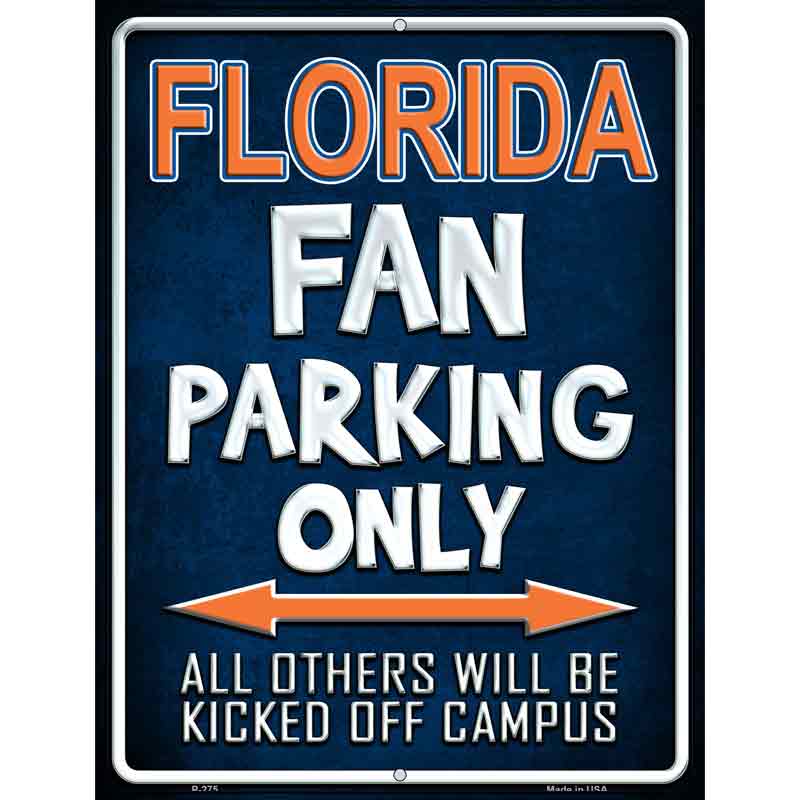 Florida Wholesale Metal Novelty Parking SIGN