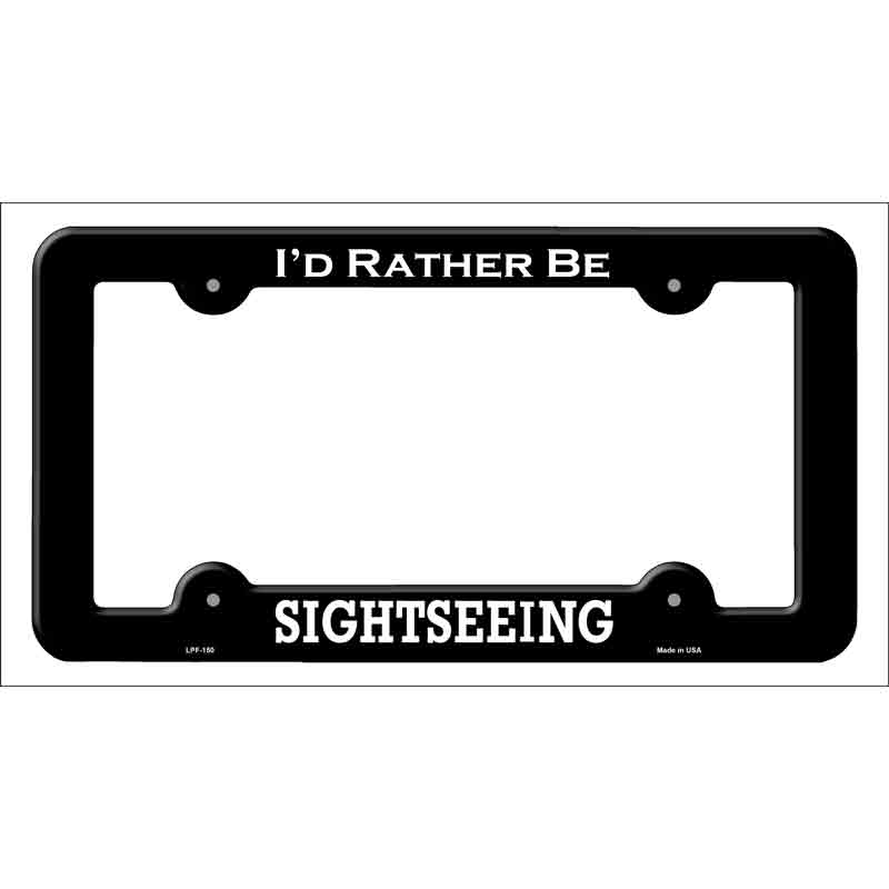 Sightseeing Wholesale Novelty Metal License Plate FRAME
