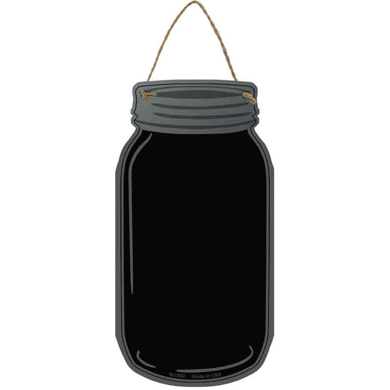 Black Wholesale Novelty Metal Mason Jar SIGN