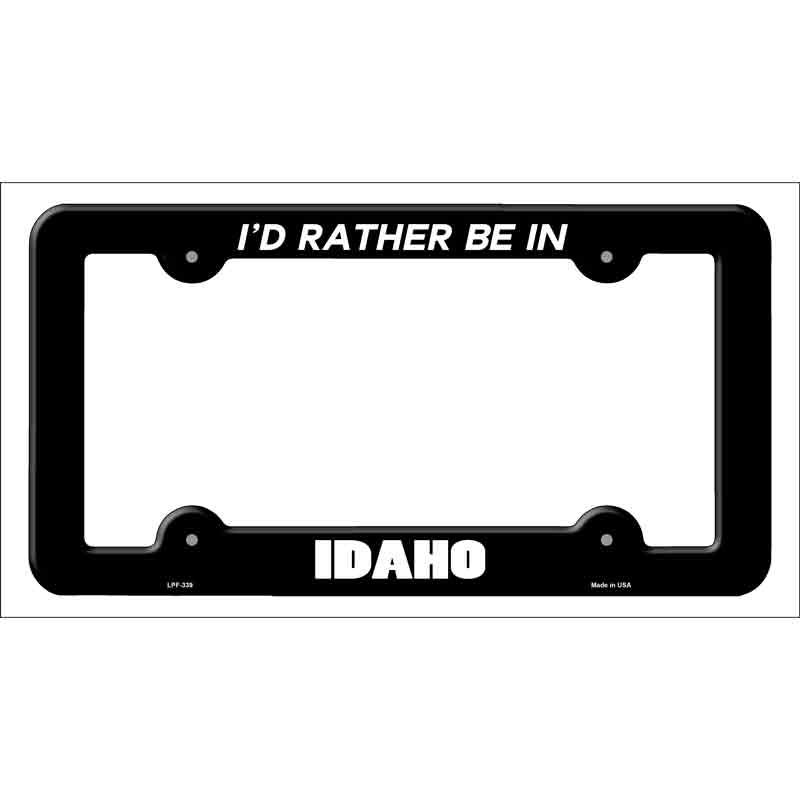 Be In Idaho Wholesale Novelty Metal LICENSE PLATE Frame