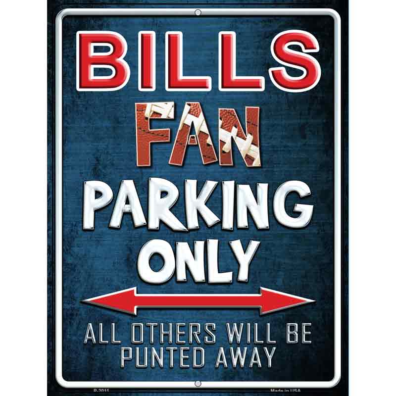 Bills Wholesale Metal Novelty Parking Sign