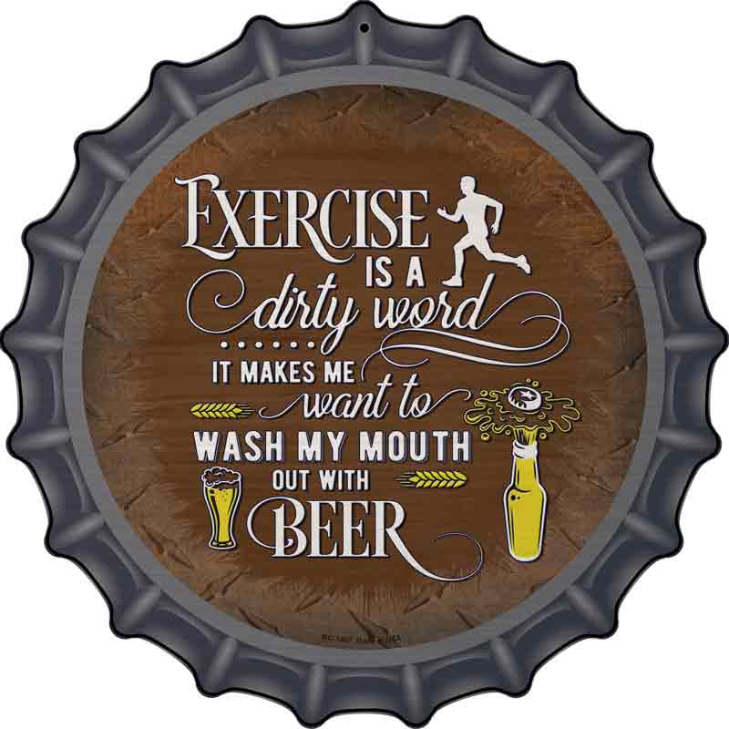 Wash My Mouth With Beer Wholesale Novelty Metal Bottle CAP