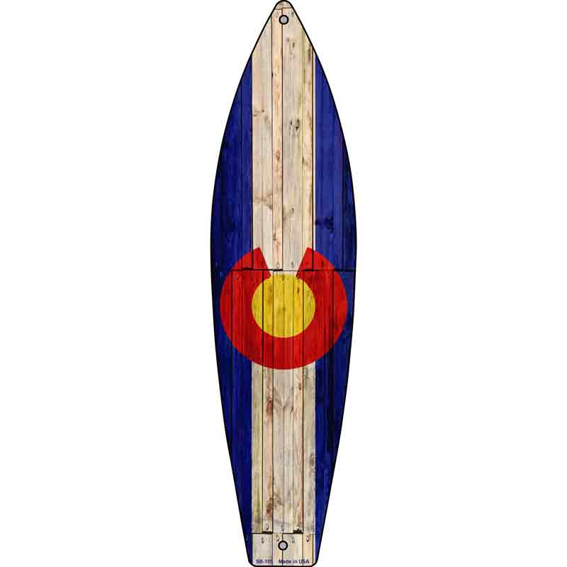 Colorado State Flag Wholesale Novelty Surfboard