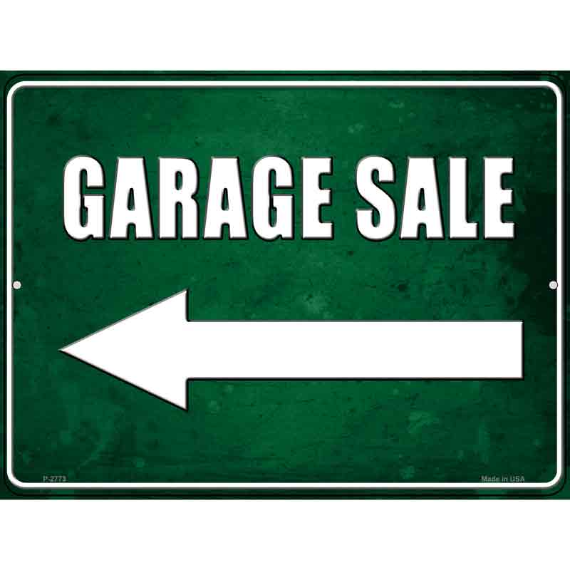 Garage Sale Left Wholesale Novelty Metal Parking SIGN