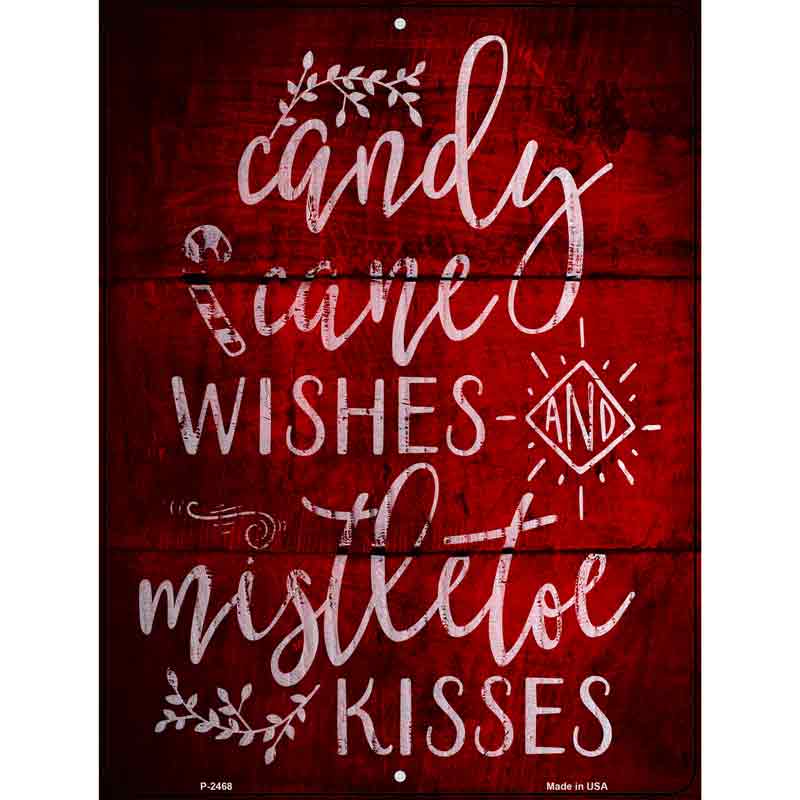 Wishes And Kisses Wholesale Novelty Metal Parking Sign