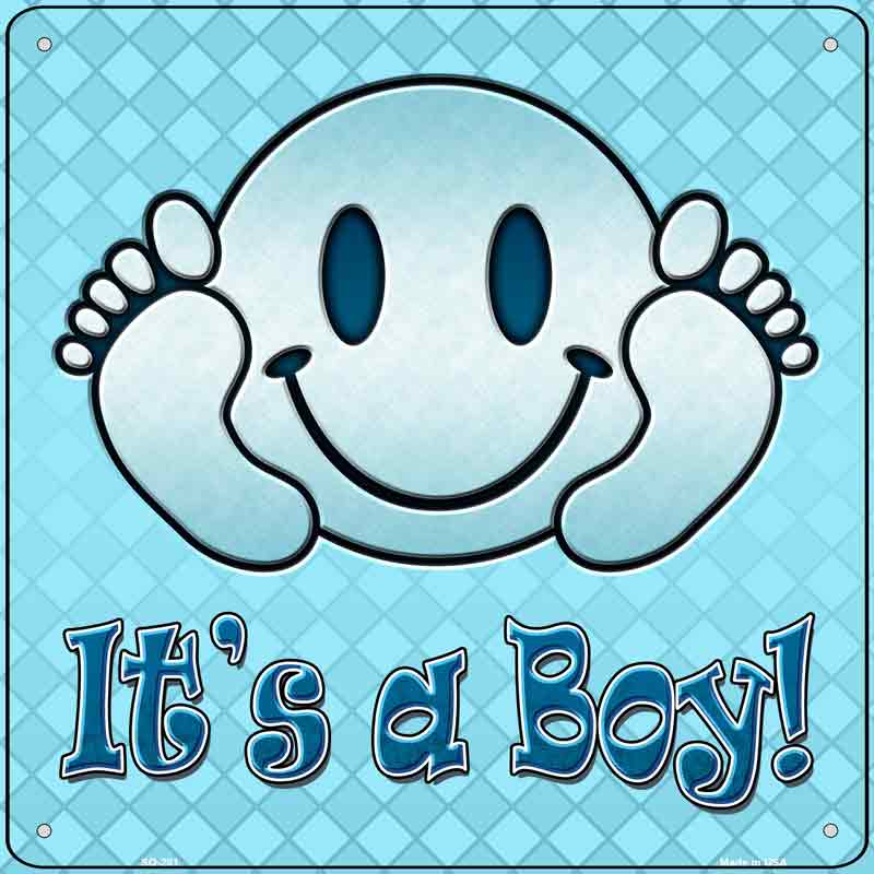 Its A Boy Wholesale Novelty Metal Square SIGN SQ-281