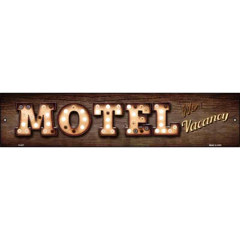 Motel No Vacancy Bulb Lettering Wholesale Small Street SIGN