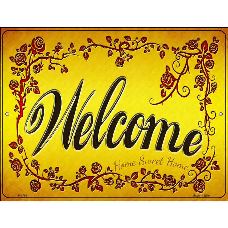 Welcome Grape Vines Wholesale Novelty Parking SIGN