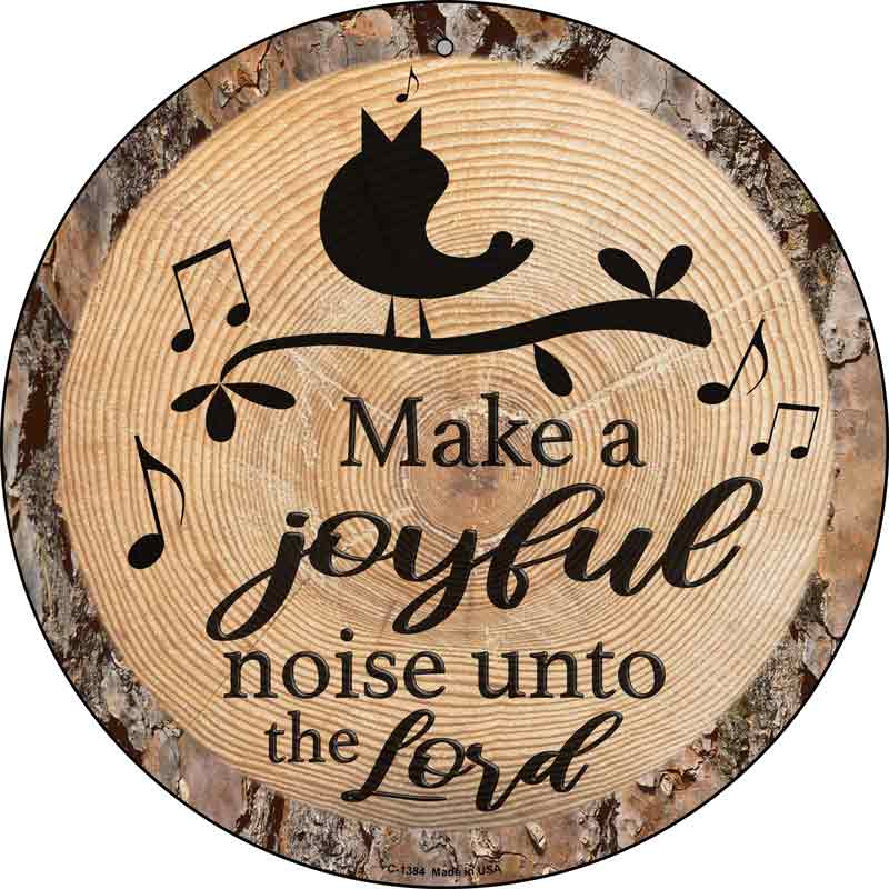 Joyful Noise Wholesale Novelty Metal Circular SIGN