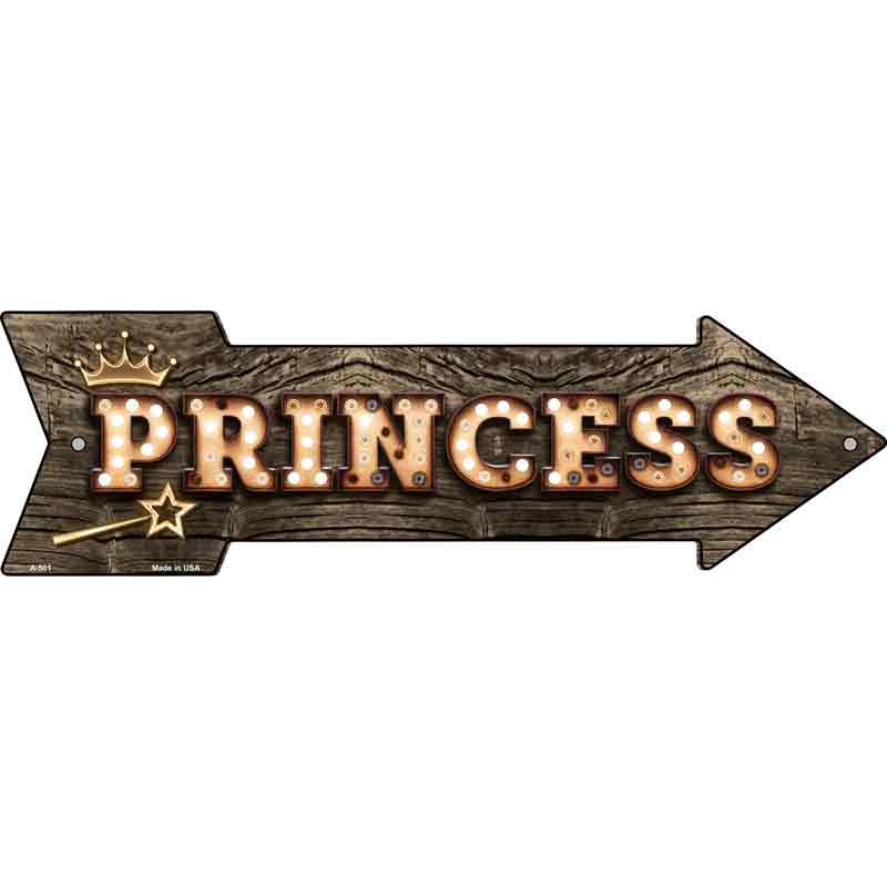 Princess Bulb Letters Wholesale Novelty Arrow SIGN