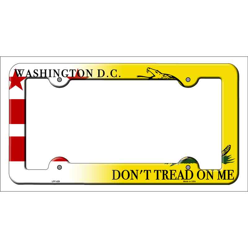 Washington DC|Dont Tread Wholesale Novelty Metal License Plate FRAME