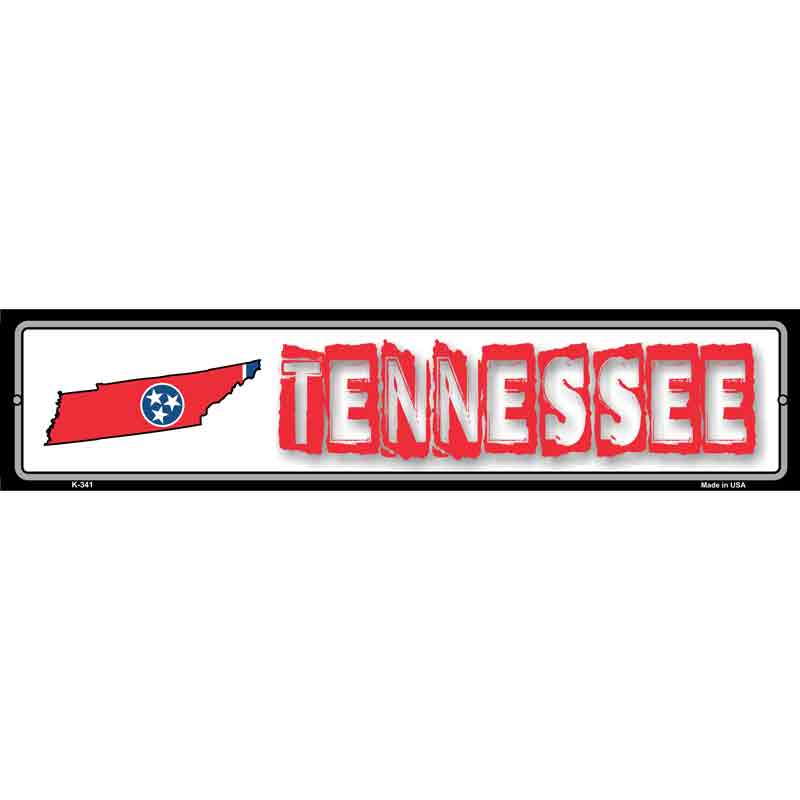 Tennessee State Outline Wholesale Novelty Metal Vanity Small Street SIGN