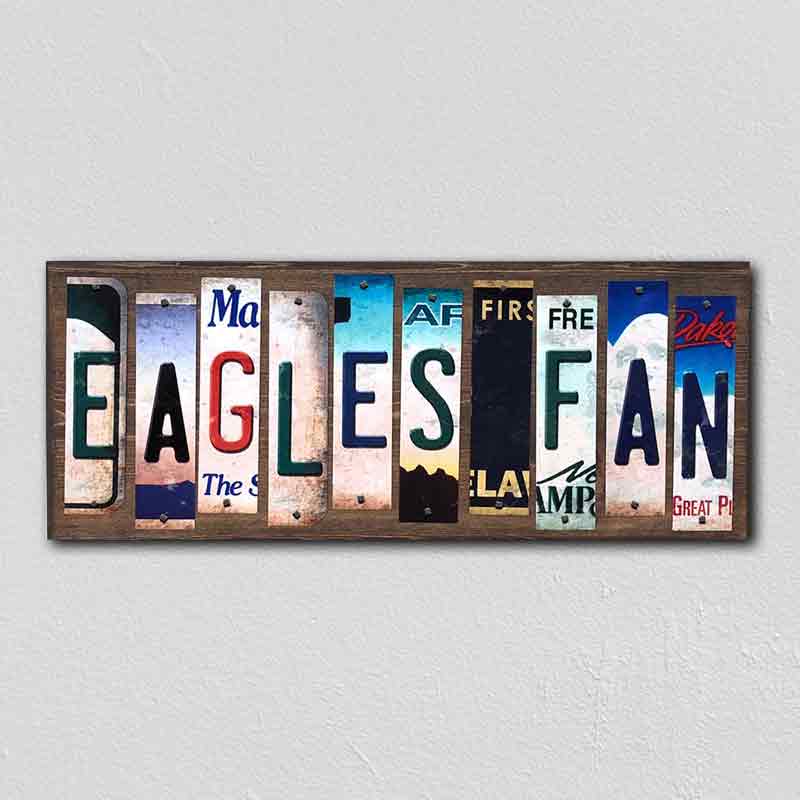 Eagles FAN Wholesale Novelty License Plate Strips Wood Sign