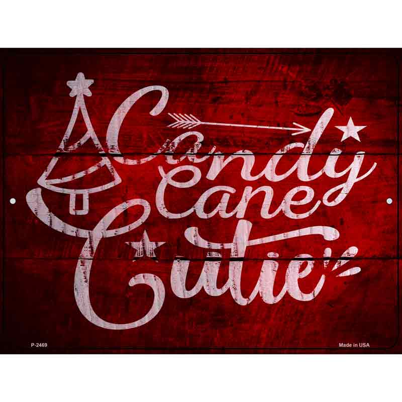 CANDY Cane Cutie Wholesale Novelty Metal Parking Sign