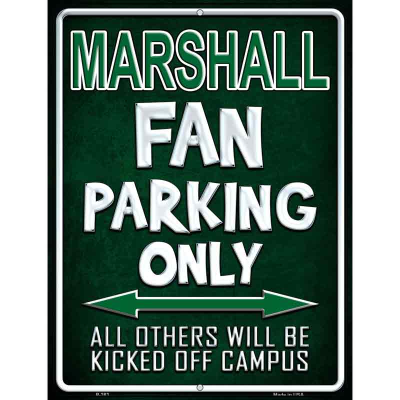Marshall Wholesale Metal Novelty Parking SIGN