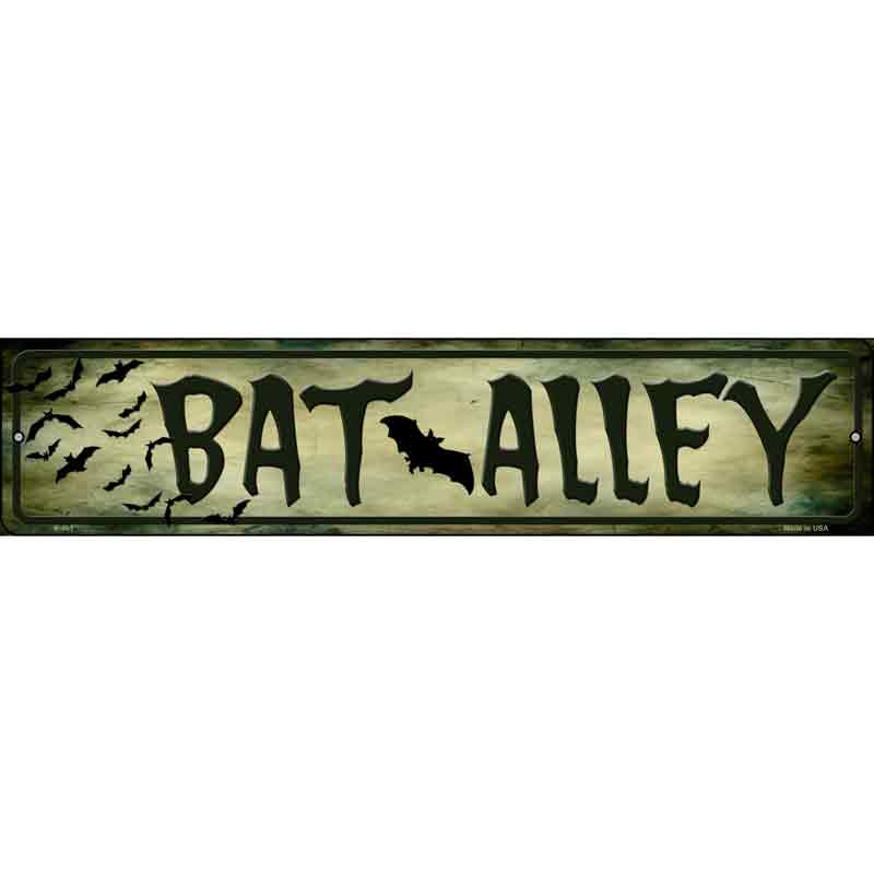 Bat Alley Wholesale Novelty Metal Small Street Sign