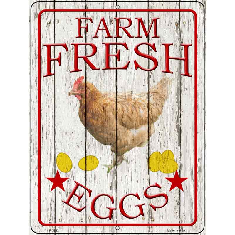 Farm Fresh Eggs Wholesale Novelty Metal Parking SIGN