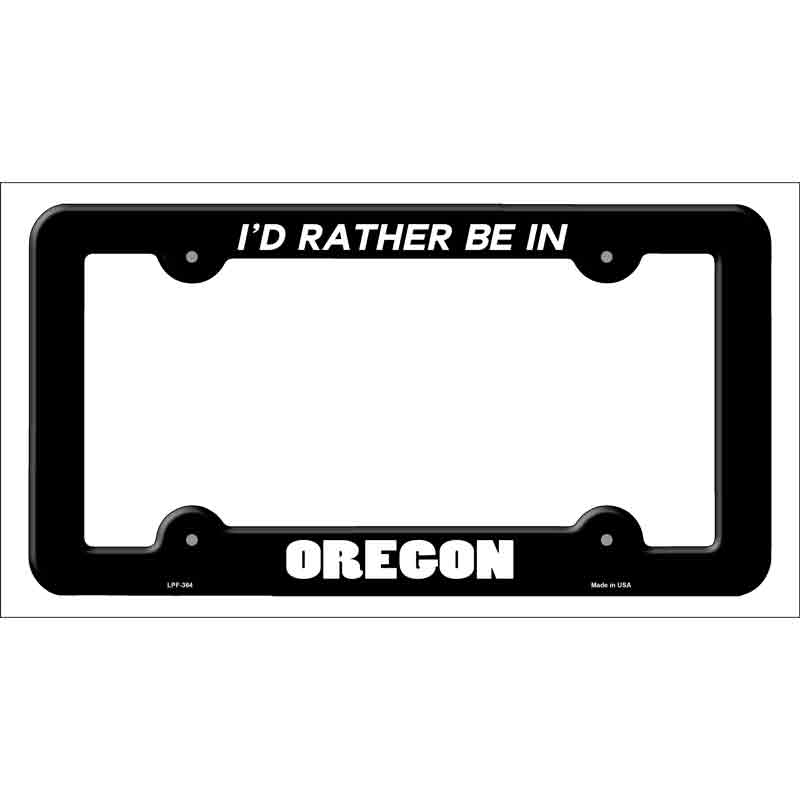 Be In Oregon Wholesale Novelty Metal License Plate FRAME