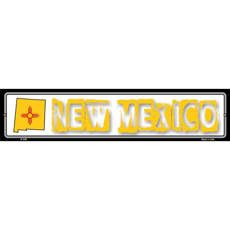 New Mexico State Outline Wholesale Novelty Metal Vanity Small Street SIGN