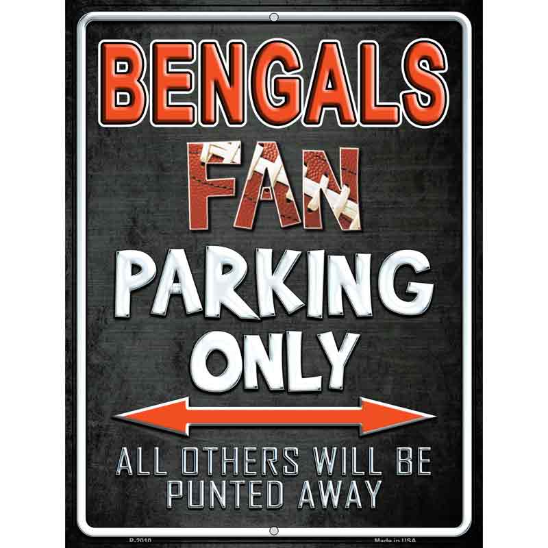 Bengals Wholesale Metal Novelty Parking Sign