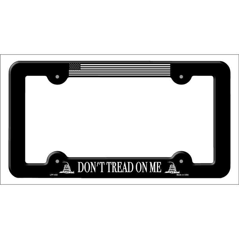 Dont Tread Black Wholesale Novelty Metal License Plate FRAME