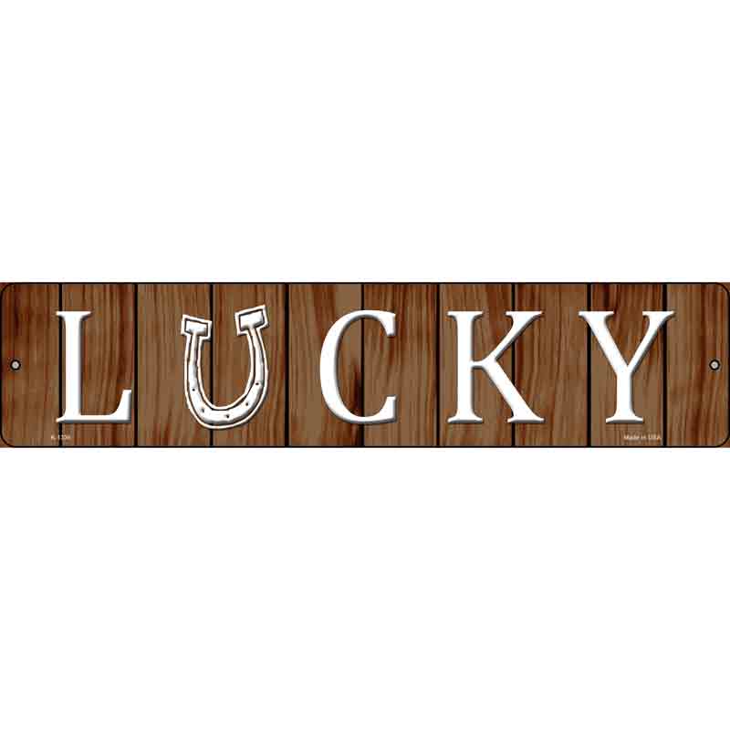 Lucky Wholesale Novelty Small Metal Street Sign