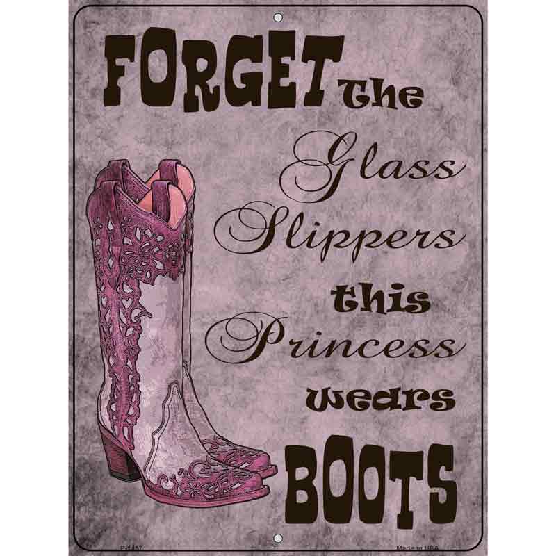 Forget Glass SLIPPERS Wholesale Metal Novelty Parking Sign