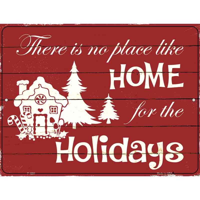 Home For The HOLIDAYs Wholesale Metal Novelty Parking Sign