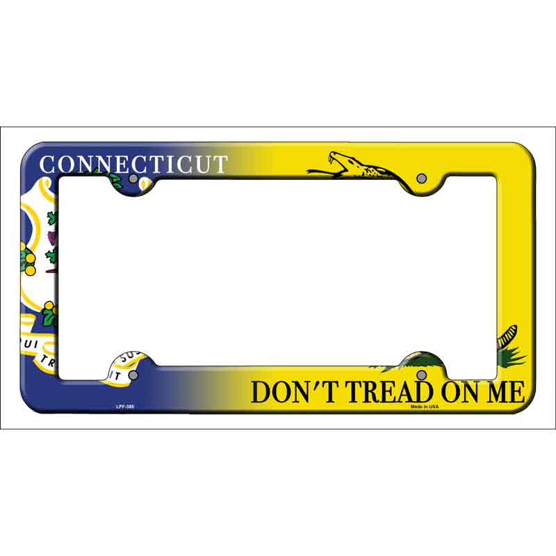 Connecticut|Dont Tread Wholesale Novelty Metal License Plate FRAME