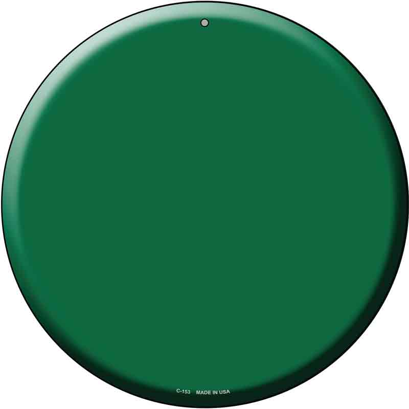 Green Wholesale Novelty Metal Circular SIGN