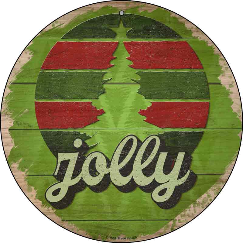 Jolly Green Wholesale Novelty Metal Circle SIGN