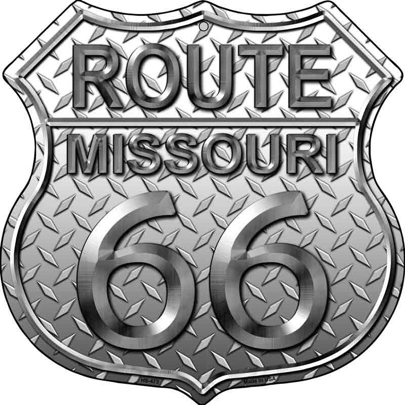 Route 66 DIAMOND Missouri Wholesale Metal Novelty Highway Shield