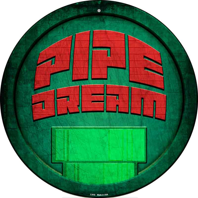 PIPE Dream Wholesale Novelty Metal Circle Sign