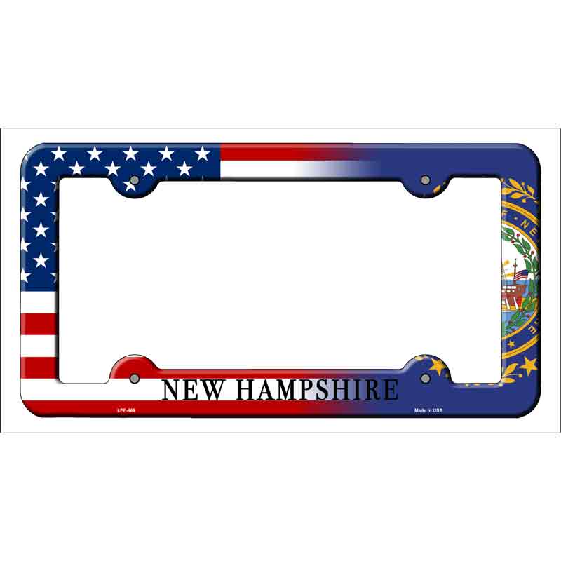 New Hampshire|American FLAG Wholesale Novelty Metal License Plate Frame