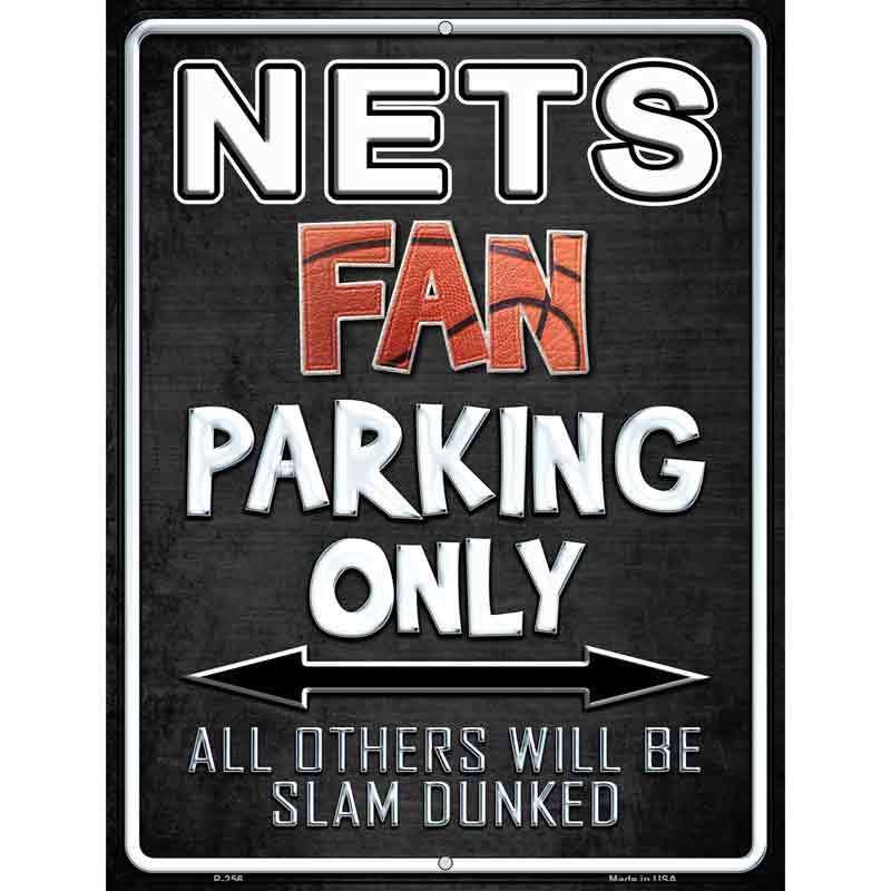 Nets Wholesale Metal Novelty Parking Sign