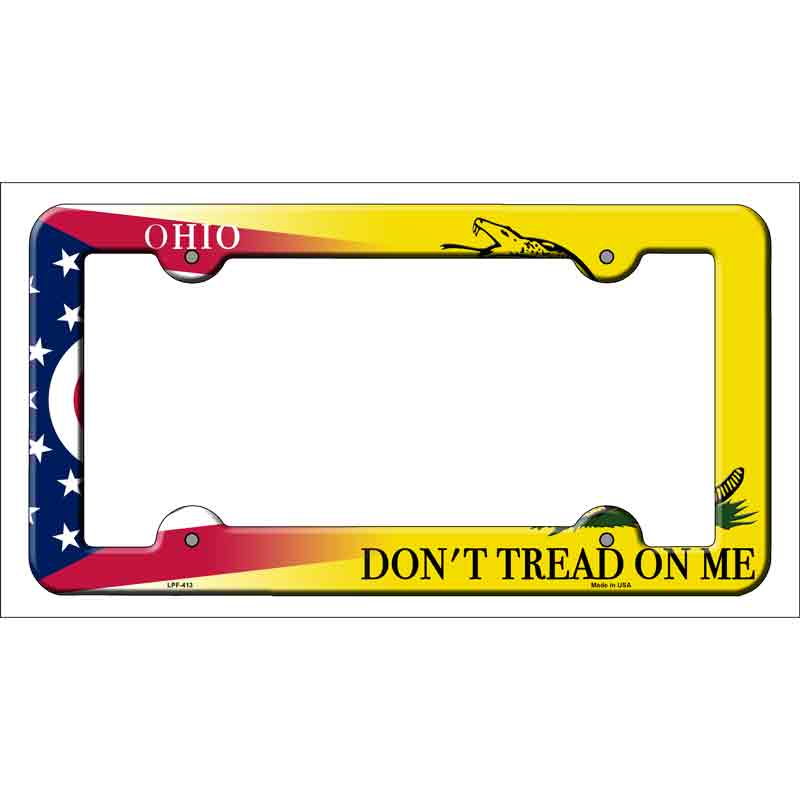 Ohio|Dont Tread Wholesale Novelty Metal License Plate FRAME