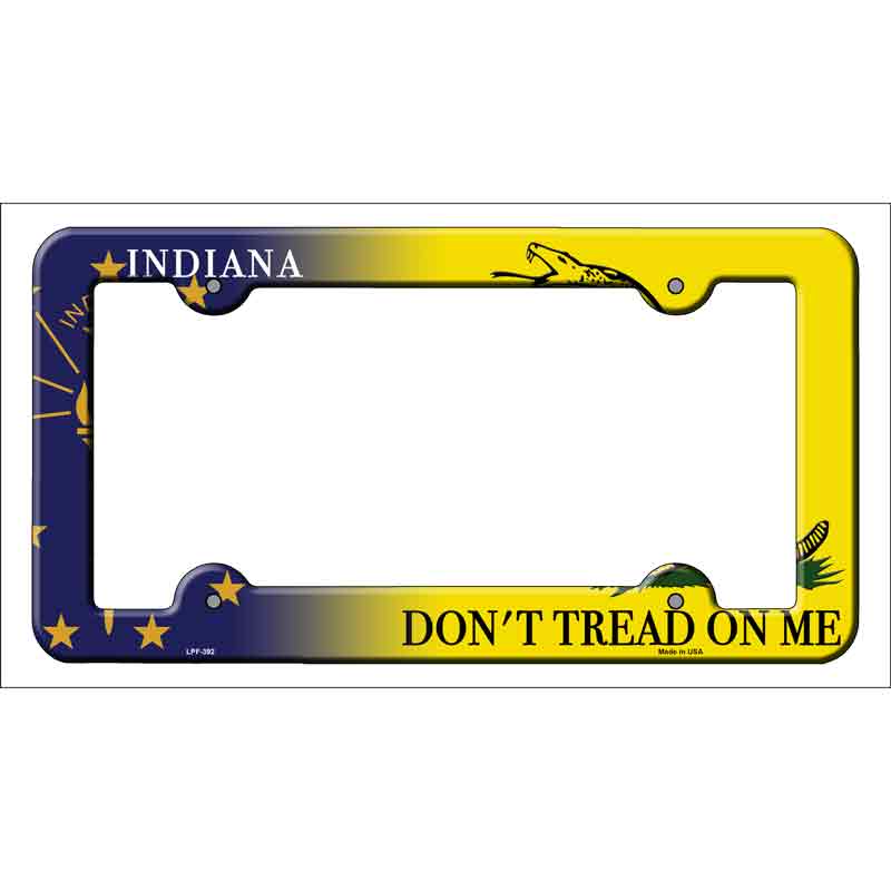 Indiana|Dont Tread Wholesale Novelty Metal License Plate FRAME