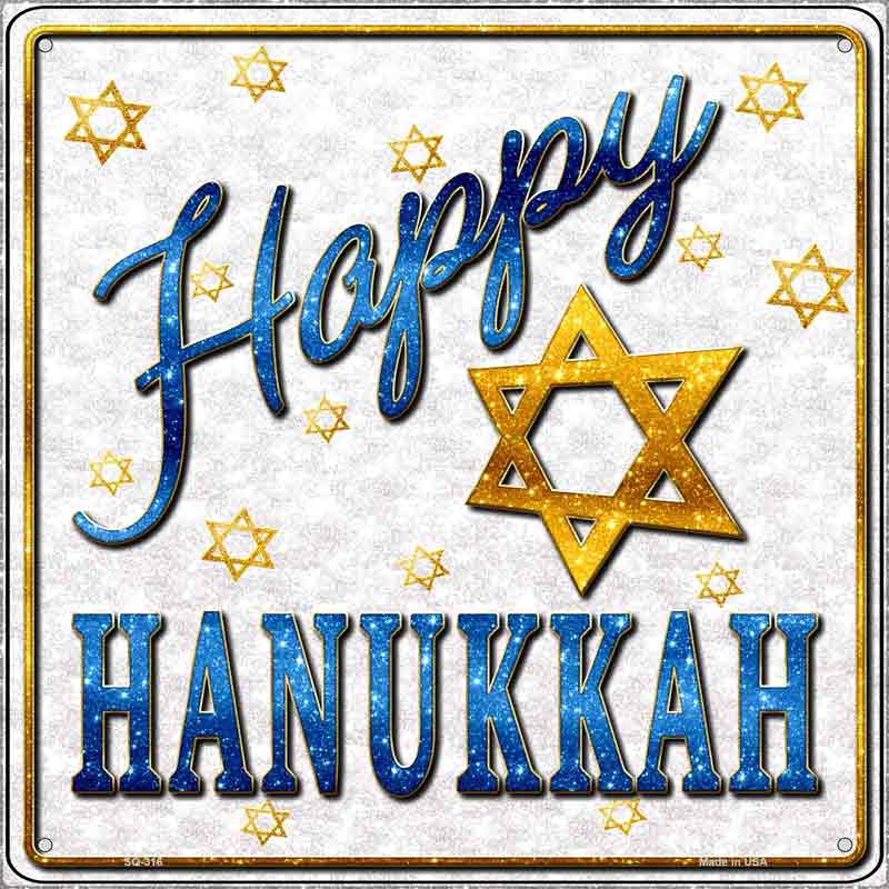 Happy Hanukkah Wholesale Novelty Square SIGN
