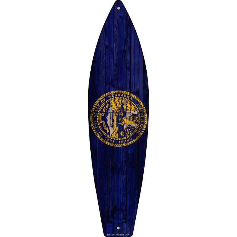 Nebraska State FLAG Wholesale Novelty Surfboard