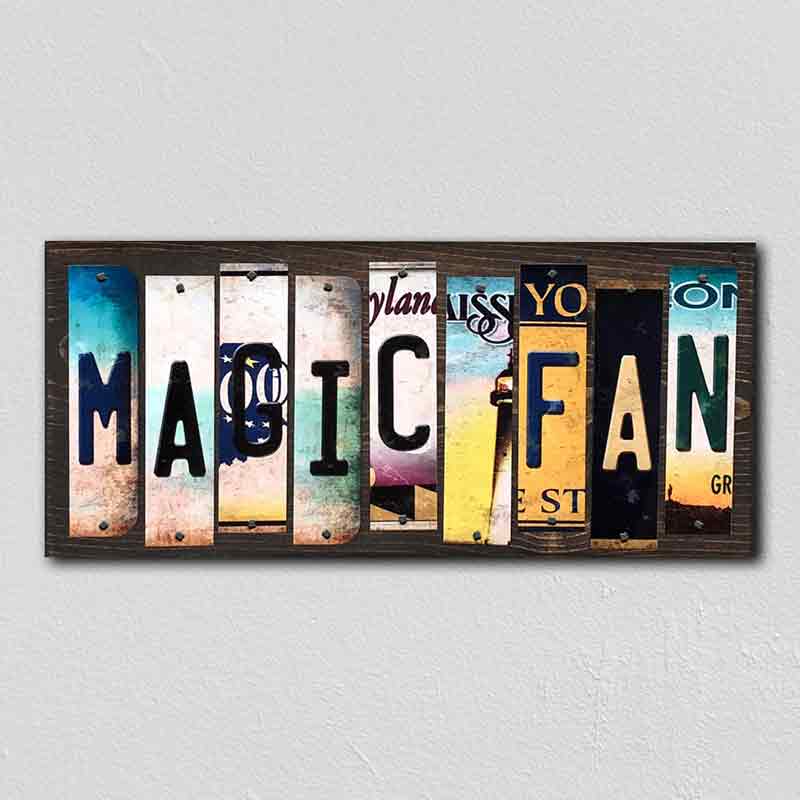 Magic Fan Wholesale Novelty License Plate Strips Wood Sign
