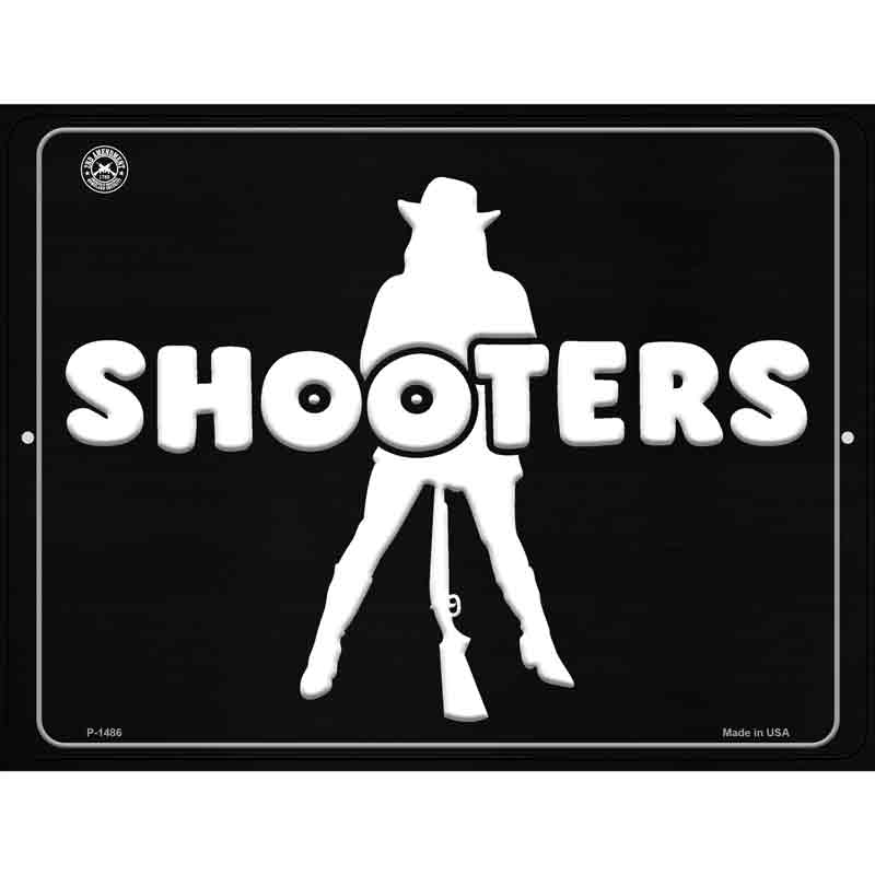 Shooters Wholesale Metal Novelty Parking SIGN