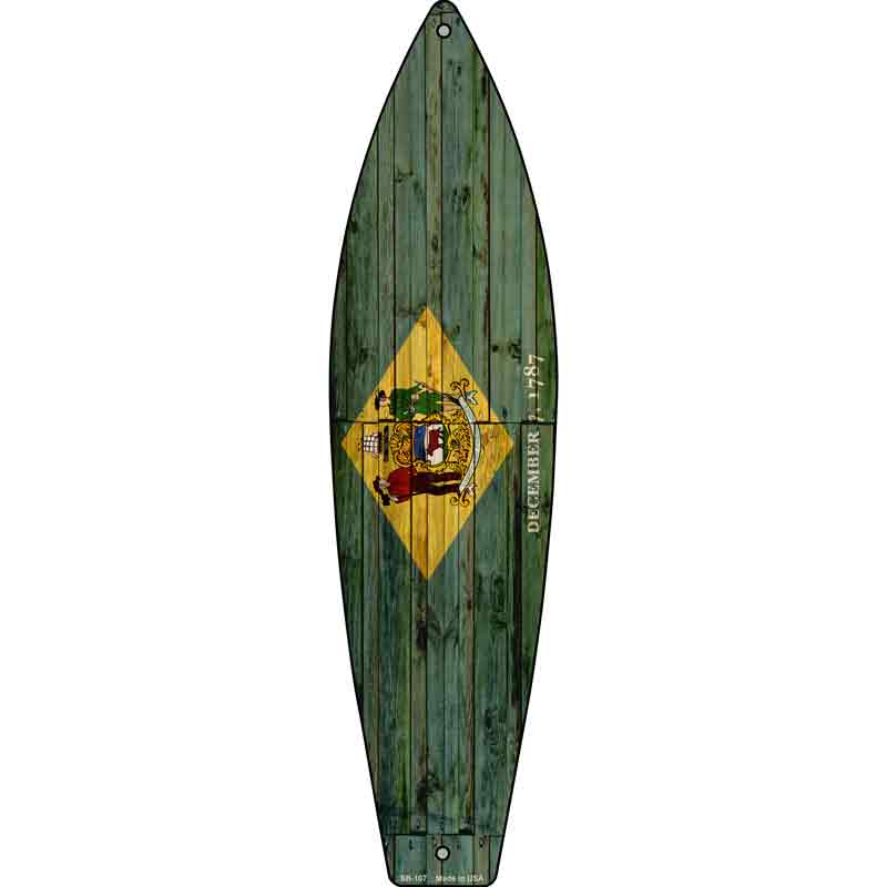 Delaware State FLAG Wholesale Novelty Surfboard