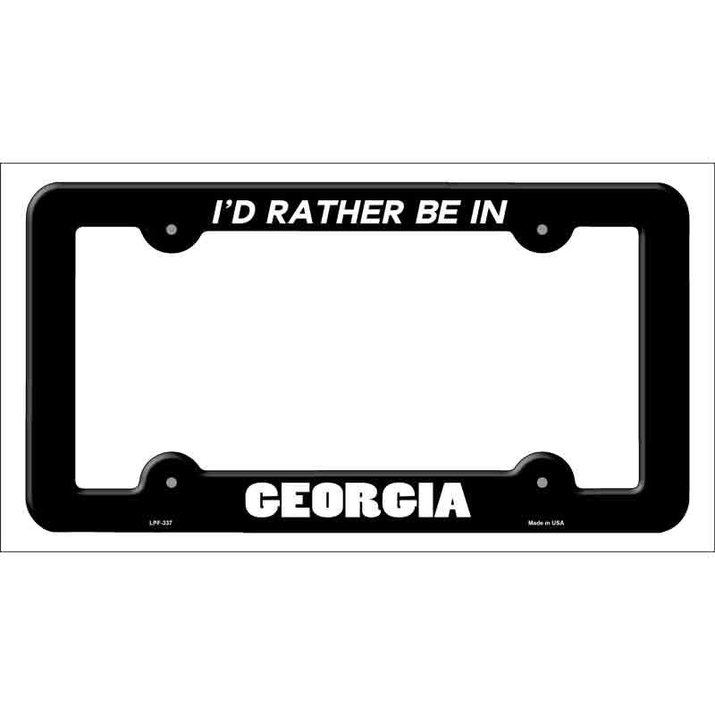 Be In Georgia Wholesale Novelty Metal LICENSE PLATE Frame