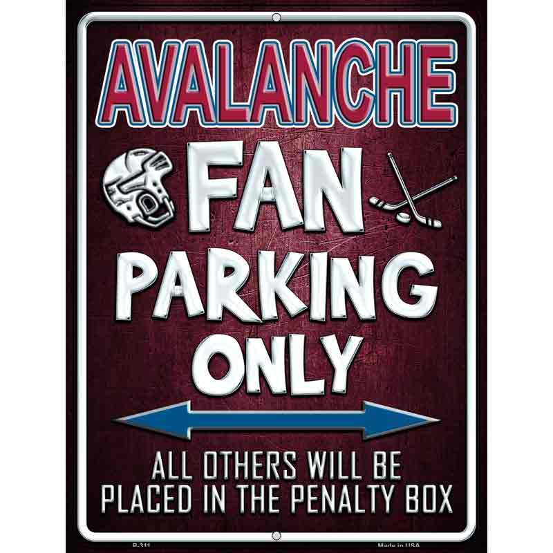 Avalanche Wholesale Metal Novelty Parking Sign