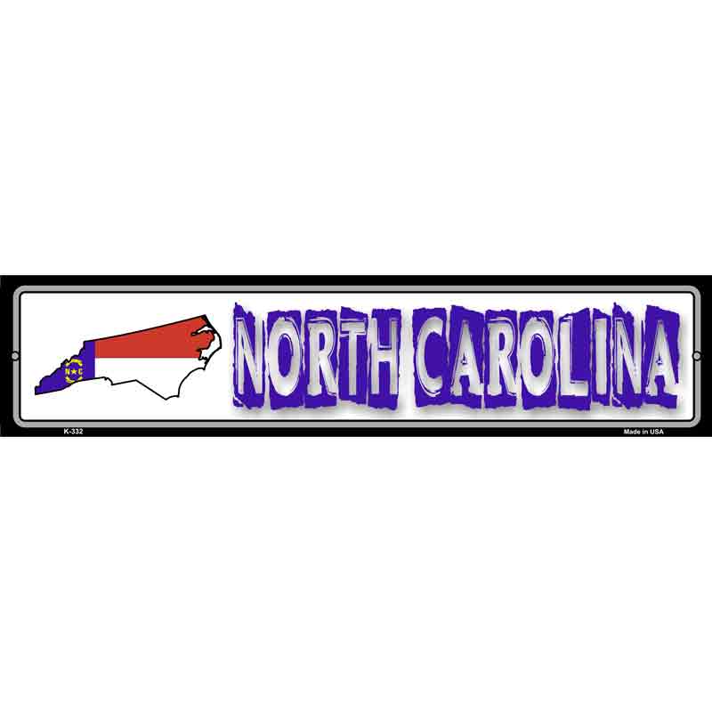 North Carolina State Outline Wholesale Novelty Metal Vanity Small Street SIGN