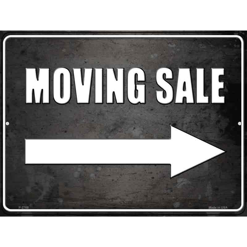 Moving Sale Right Wholesale Novelty Metal Parking SIGN