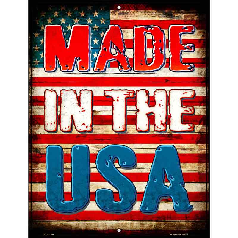 MADE IN The USA Wholesale Metal Novelty ParkINg Sign